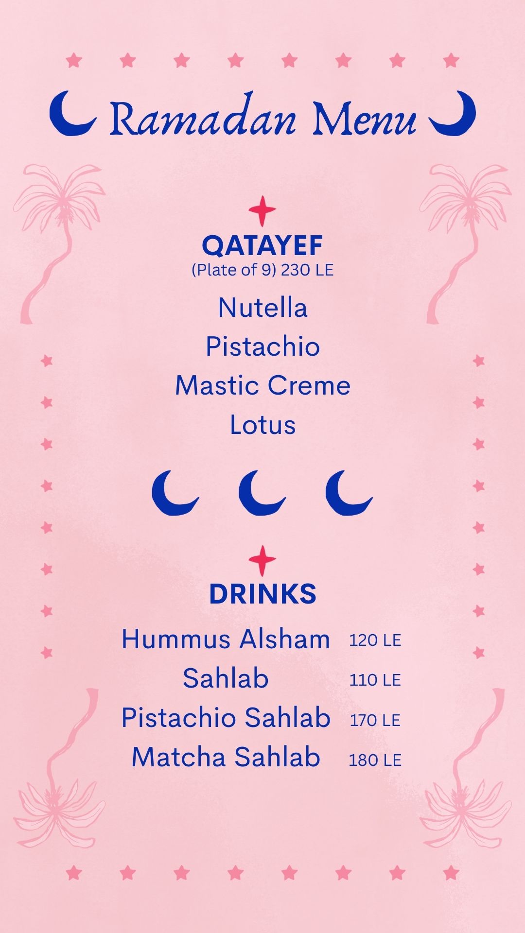 Ramadan Menu